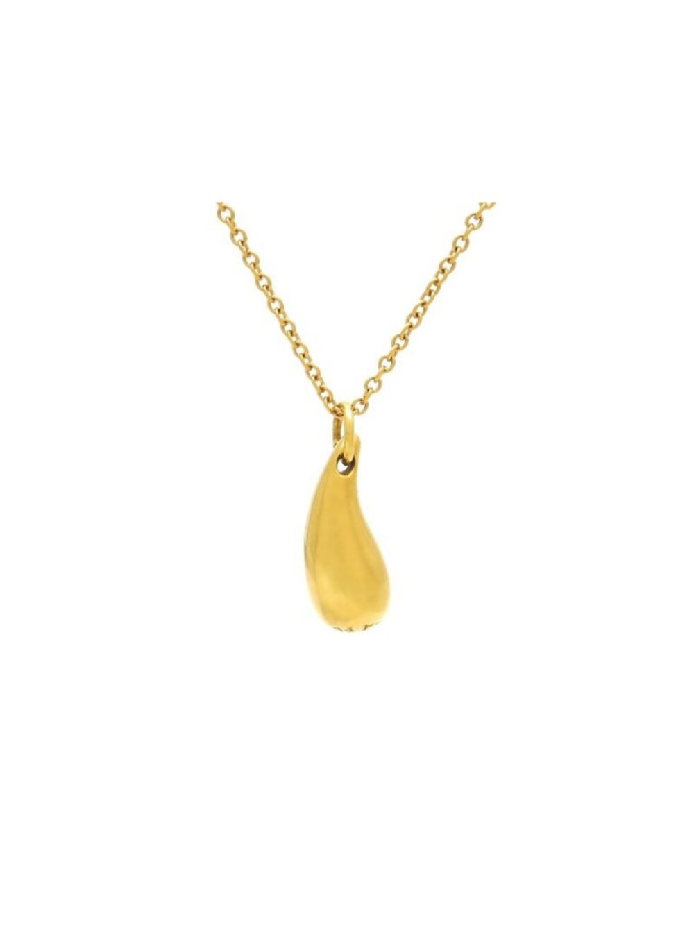 Tiffany & Co Teardrop NC Pendant Yellow Gold Elsa Peretti